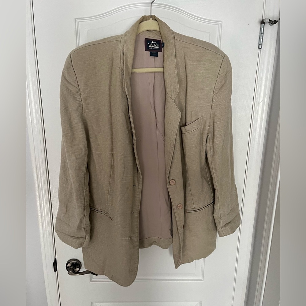 Vintage Woolrich Beige Women's Blazer